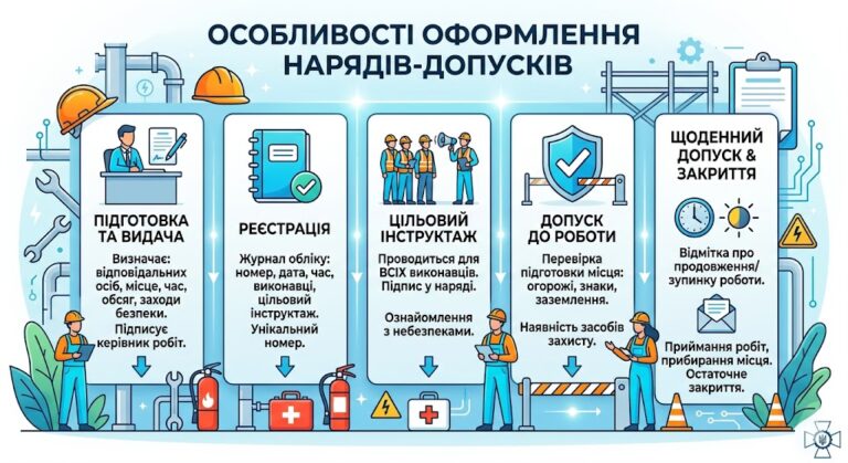 Вебінар на тему: «Особливості оформлення нарядів-допусків».